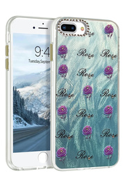 Buti̇k Harmonyaura İphone 7 Plus Kılıf Blade Aynalı Desenli̇ Kapak - Desen 9
