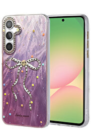 Buti̇k Harmonyaura Samsung Galaxy A56 Kılıf Blade Aynalı Desenli̇ Kapak - Desen 1