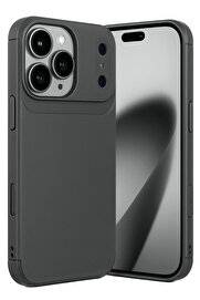 Buti̇k Harmonyaura Apple İphone 17 Pro Max Auto Focus Karbon Kapak - Gri̇