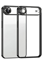 Buti̇k Apple İphone 17 Ai̇r Lensli̇ Si̇li̇kon - Si̇yah-(5796)