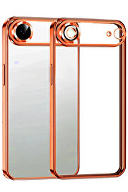 Buti̇k Apple İphone 17 Ai̇r Lensli̇ Si̇li̇kon - Turuncu-(5796)