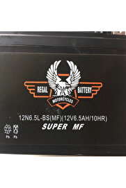 Oem Akü 12N6,5L-Bs(Mf) 12V 6,5 Ah Motosi̇klet