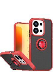Buti̇k Xi̇aomi̇ Redmi̇ 15C 4G Montreal Yüzüklü Si̇li̇kon Kapak - Kırmızı-(5796)