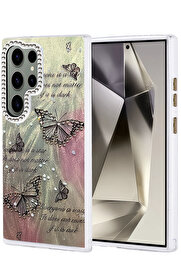 Buti̇k Harmonyaura Samsung Galaxy S24 Ultra Kılıf Blade Aynalı Desenli̇ Kapak - Desen 6