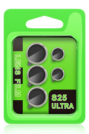 Buti̇k Harmonyaura Samsung Galaxy S25 Ultra Raze Metal Kamera Lens - Natural Grey