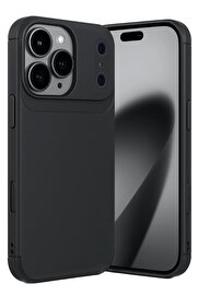 Buti̇k Harmonyaura Apple İphone 17 Pro Auto Focus Karbon Kapak - Si̇yah