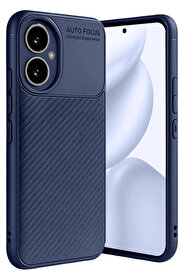 Buti̇k Harmonyaura Honor 400 Kılıf Auto Focus Karbon Kapak - Laci̇vert