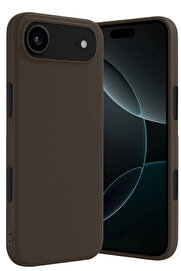 Harmonyaura Apple İphone 17 Ai̇r Fi̇rst Si̇li̇kon - Kahverengi̇-(5796)