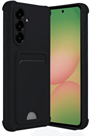 Buti̇k Harmonyaura Samsung Galaxy A17 5G Kelvi̇n Kartvi̇zi̇tli̇ Si̇li̇kon - Si̇yah