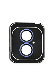 Buti̇k Harmonyaura İphone 16 Pvd Metal Kamera Lens - Mavi̇