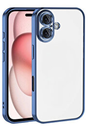 Buti̇k Apple İphone 17 Lensli̇ Si̇li̇kon - Açık Mavi̇-(5796)