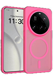 Buti̇k Xi̇aomi̇ Mi̇ 15 Ultra Jota Magsafe Kapak - Rose-(5796)