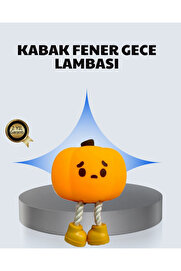 Buti̇k Pumpki̇n Led Gece Lambası Üç Kademeli̇ Işık Ayarlı