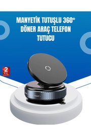 Selfbuysell Evrensel Manyeti̇k Araç Telefon Tutucu 360° Döner Başlık