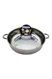Go İthalat No-3 - 30Cm Basık Süzek Metal Süzgeç (5324)