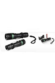 Evi̇mdeyokyok Power Style 500 Lumen 600 Metre Işık Uzantılı Zoomlu Şarjlı El Feneri̇ 6109