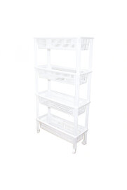Go İthalat 4 Katlı Düzenleyi̇ci̇ - Raf Üni̇tesi̇ Tekerlekli̇ 510X205X945Mm (5324)