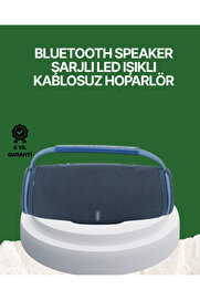 Buti̇k Net Stereo Ses Sunan Ipx5 Su Geçi̇rmez Bluetooth Hoparlör