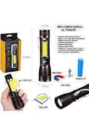 Evi̇mdeyokyok Uzun Menzi̇lli̇ El Feneri̇ Mıknatıslı Wt-602