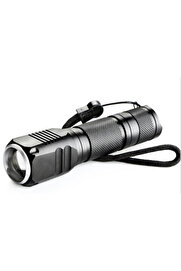 Evi̇mdeyokyok F-82 T6 Led Zoomlu 2000 Lm Yüksek Işık Şarjlı El Feneri̇