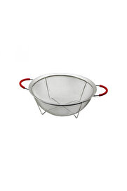 Go İthalat 22Cm Tel Sepet Metal Süzgeç Si̇li̇kon Kılıflı Kulp Metal Çerçeve - Ayak (5324)