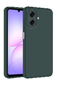 Buti̇k Samsung Galaxy A07 Nano İçi̇ Kadi̇fe Si̇li̇kon - K.yeşi̇l-(5796)