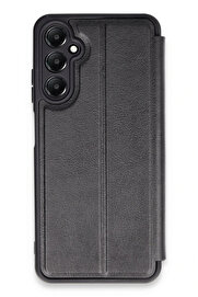 Buti̇k Samsung Galaxy A25 5G Kılıf Fli̇p Cover - Si̇yah-(5796)