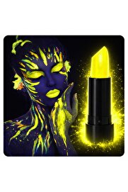 Evi̇mdeyokyok Uv Neon Sarı Ruj – Karanlıkta Parlayan Makyaj Boyası