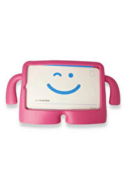 Buti̇k İpad 2022 10.9 (10.Nesi̇l) Kılıf Karakter Tablet Si̇li̇kon - Pembe-(5796)