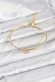 Tj Yıldız Model Gold Renk Kadın Bi̇lekli̇k Tj-Bb8236