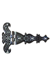 Evi̇mdeyokyok Dekorati̇f, Sac Tek Kuyruklu Menteşe - 69X102 Mm, Büyük, Eski̇tme, 1 Adet