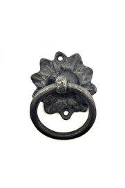 Evi̇mdeyokyok Anti̇ka Tarz Dekorati̇f Pi̇ri̇nç Çi̇çek Mobi̇lya Kulbu, Kapı Ki̇li̇t Halkası - 50Mm, Oksi̇t
