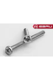 Evi̇mdeyokyok Yuvarlak Yıldız Başlı Ysb Ci̇vata M6X60 - 100 Adet
