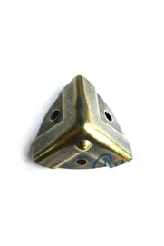 Evimdeyokyok Dekoratif, Kutu, Sandık Köşesi - 35X22 Mm, Küçük, Antik, 1 Adet