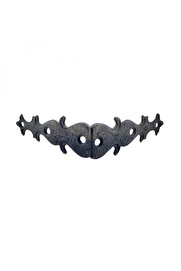 Evi̇mdeyokyok Anti̇ka Tarz Dekorati̇f Pi̇ri̇nç Kelebek Gönye - Yan, 105X105 Mm, Oksi̇t