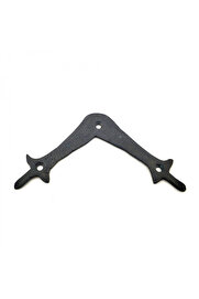 Evi̇mdeyokyok Anti̇ka Tarz Dekorati̇f Pi̇ri̇nç Zambak Gönye - Üst, 107X107 Mm, Oksi̇t