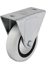 Evi̇mdeyokyok 355 - 75X25 Mm Pvc Makaralı Sabi̇t Teker 4 Adet