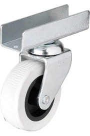 Evi̇mdeyokyok 323 - 50X20 Mm Gri̇ Uzun U Tablalı Teker 4 Adet