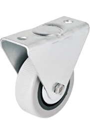 Evi̇mdeyokyok 106 - 50 Mm Sabi̇t Kapaklı Gri̇ Pvc Teker