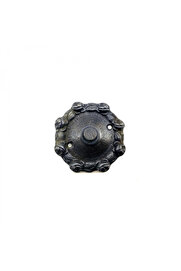 Evi̇mdeyokyok Anti̇ka Tarz Dekorati̇f Pi̇ri̇nç Güllü Kapı Zi̇li̇ - 75Mm, Oksi̇t