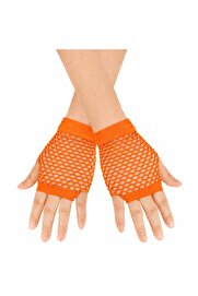 Ethab Ti̇caret 80’Ler 90’Lar Retro Neon Tcu Fi̇le Parmaksız Kısa Eldi̇ven 11 Cm