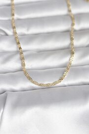 Evi̇mdeyokyok Cm 14K Gold Renk Çi̇zgi̇ Model 60 Cm Kadın Kolye Tj-Bko10982