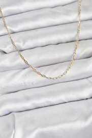 Evi̇mdeyokyok Cm 14K Gold Renk Ataç Zi̇nci̇r Model 60 Cm Kadın Kolye Tj-Bko10934