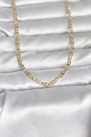 Evi̇mdeyokyok Cm 14K Gold Renk Kesi̇m Zi̇nci̇rli̇ Model 60 Cm Kadın Kolye Tj-Bko10981