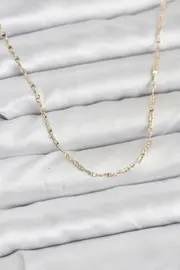 Evi̇mdeyokyok Cm 14K Gold Renk Gemi̇ci̇ Zi̇nci̇r Model 60 Cm Kadın Kolye Tj-Bko10936
