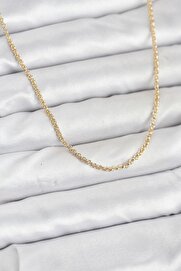 Evi̇mdeyokyok Cm 14K Gold Renk Halka Model 60 Cm Kadın Kolye Tj-Bko10930