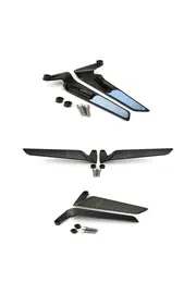 Alkan Mb H2 Kanat Ayna Büyük Model Ayna 8 Mm 10 Mm Ters Düz Tüm Motosi̇kletler Uyumlu