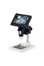 Evi̇mdeyokyok 1000X 2.0Mp Usb Di̇ji̇tal Elektroni̇k Mi̇kroskop 8 Lcd Ekran Vga Büyüteç Dm4S