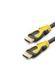 Evimdeyokyok Hdmi Kablo 14+1 Od 7.0 Mm 12.9 M - Siyah Sarı Xy6005