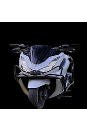 Alkan Mb Honda Pcx 125 H2 Kanat Ayna Katlanır Naked Model Tam Uyumlu Si̇yah